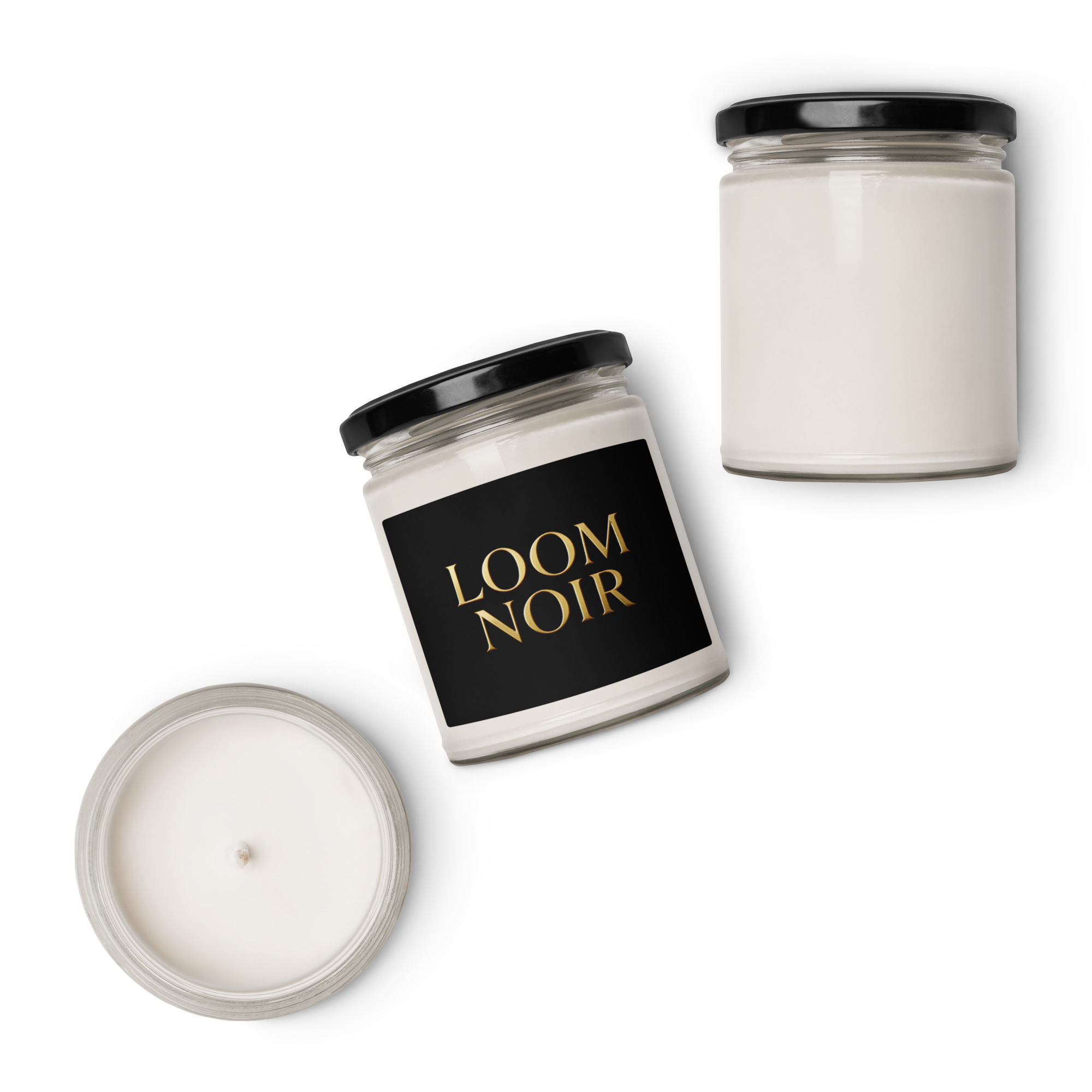 Loom Noir Scented soy candle
