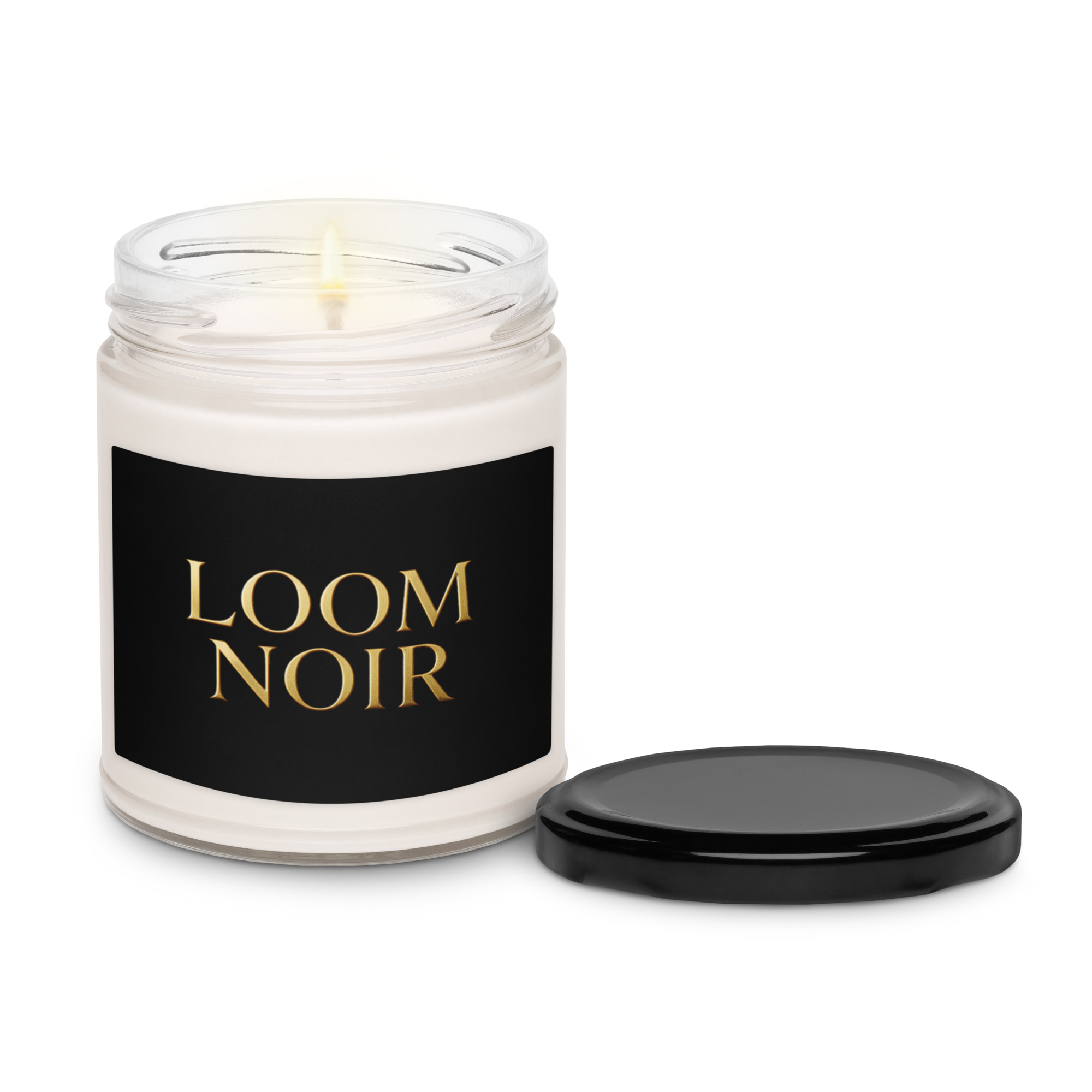 Loom Noir Scented soy candle