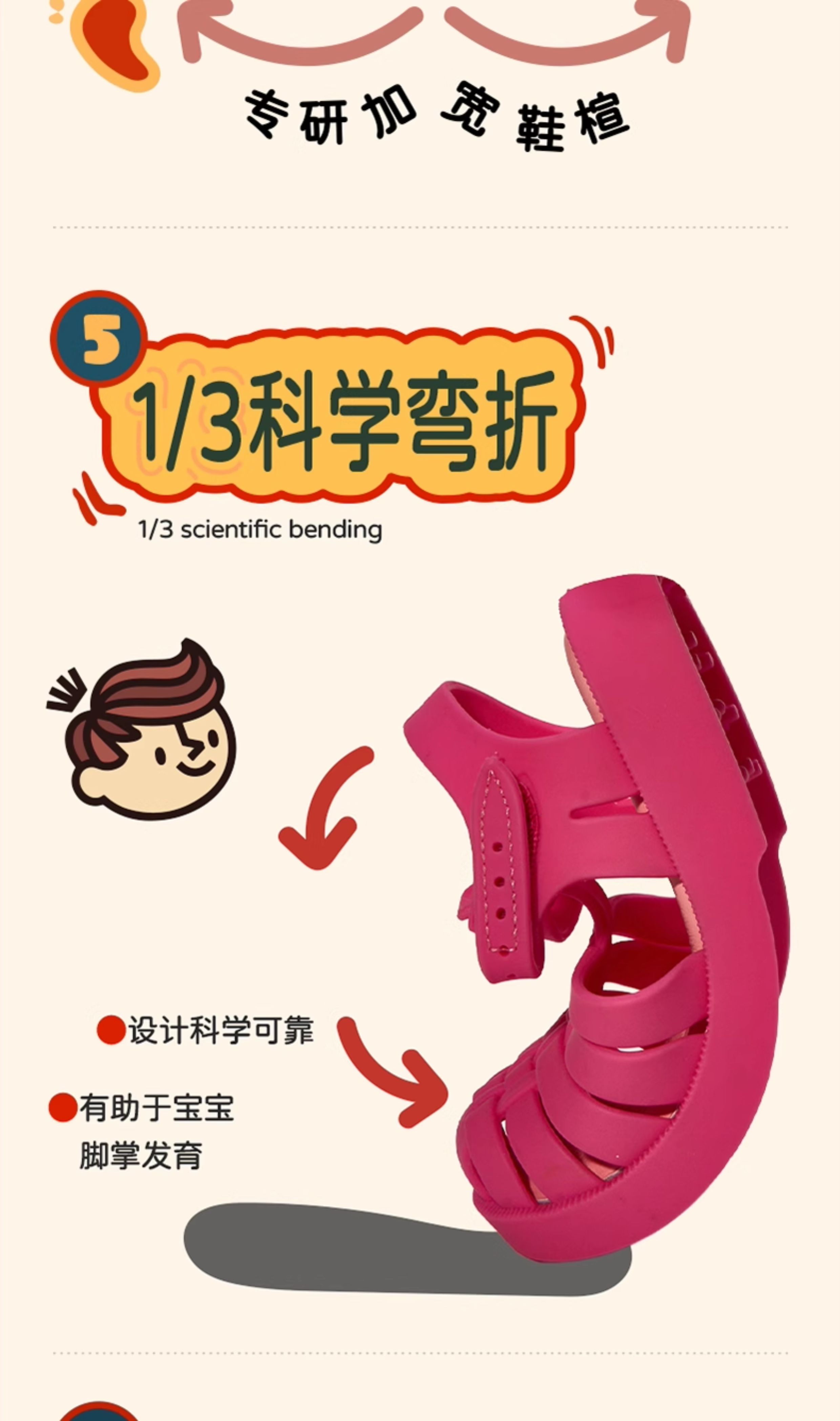 Colorful Kids Jelly Sandals-YECO-550 Frosted Matte Collection