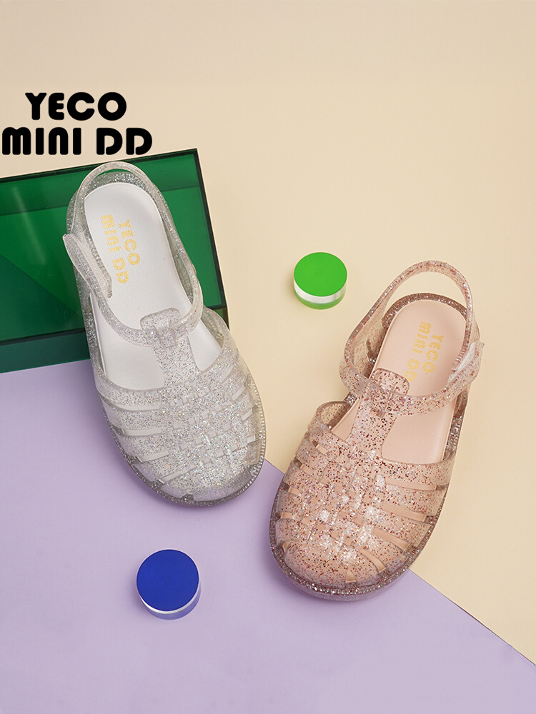 Children's Jelly Sandals-YECO-550 Glitter Collection