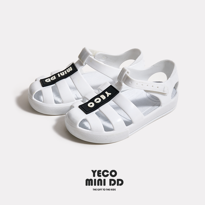 Yeco Mini DD Kids Sandals-YECO-228 White Roman Collection