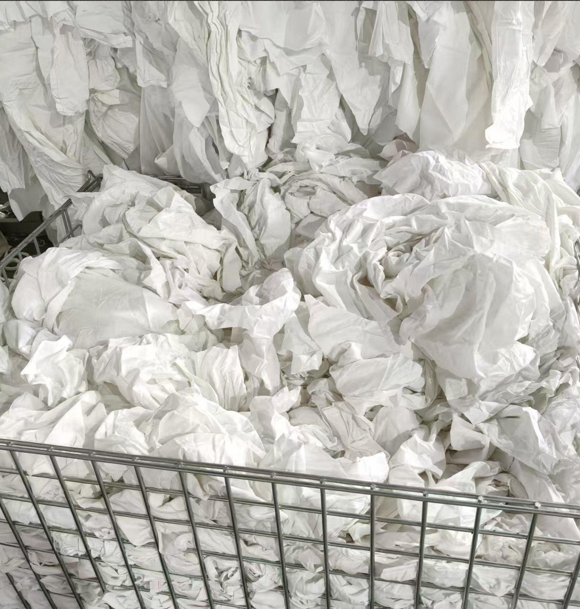 White Bedsheet Cleaning Rags