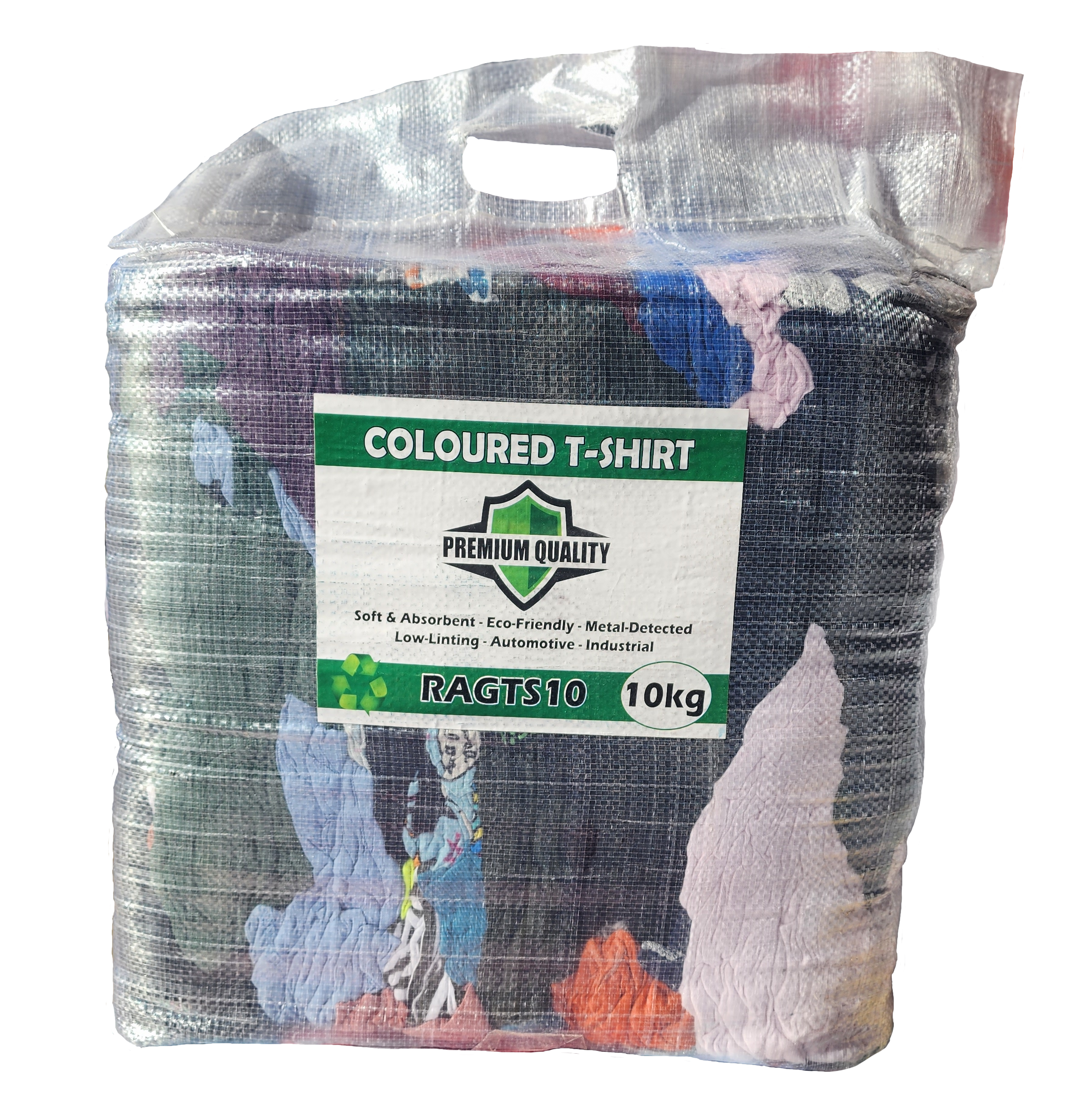 Coloured T-Shirt Cleaning Rags