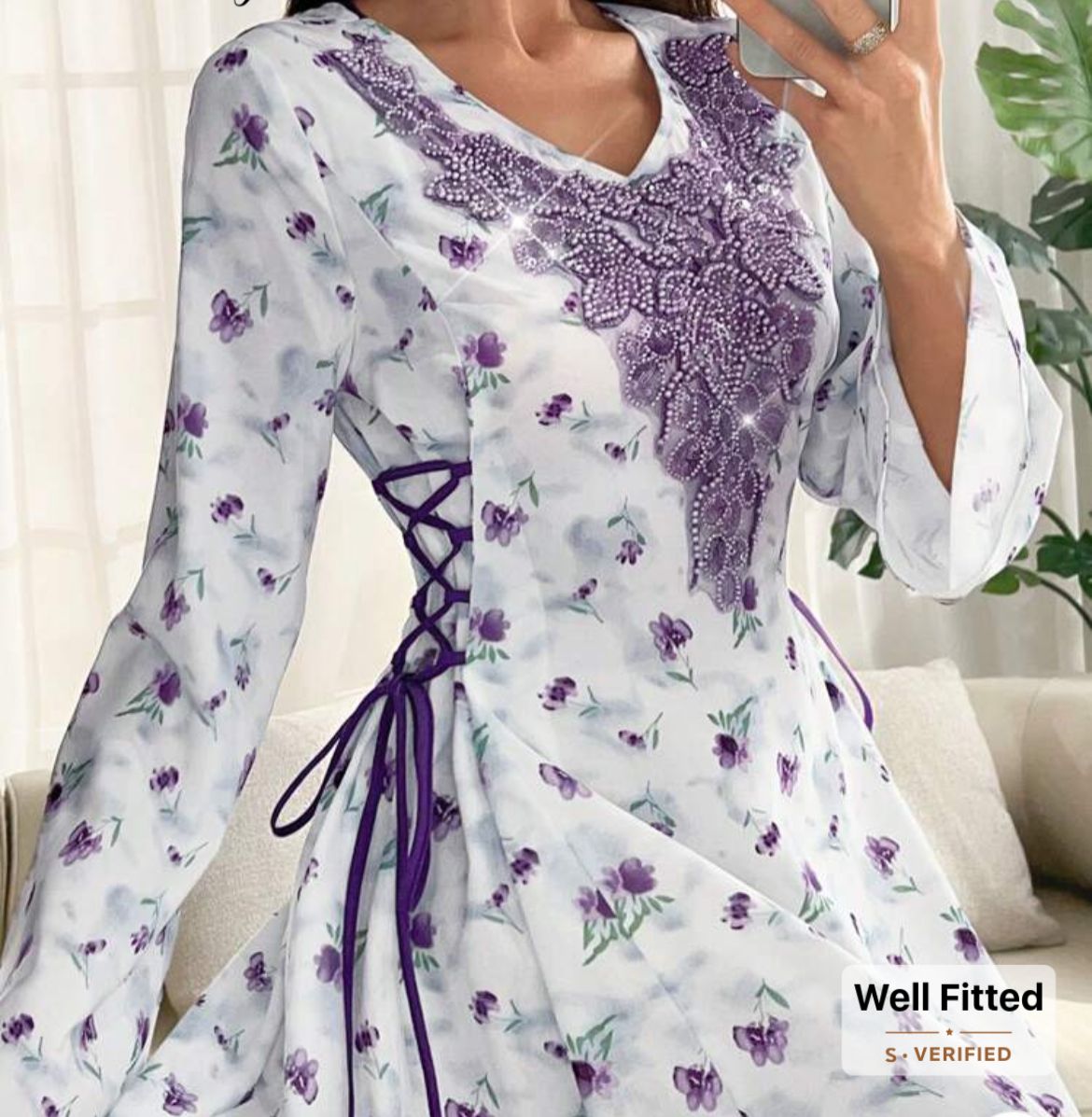 فسطان مزهر أنيق