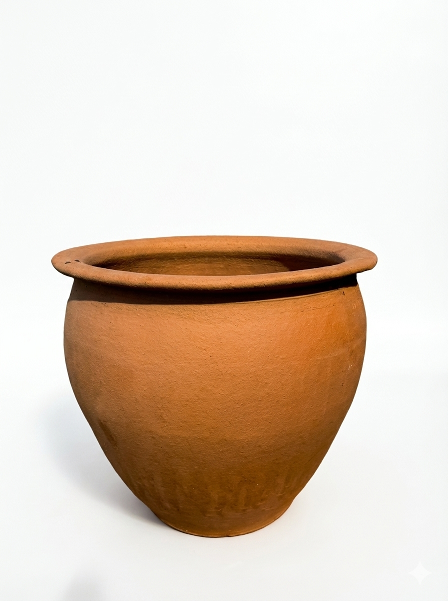 Medium Atom Terracotta Planter