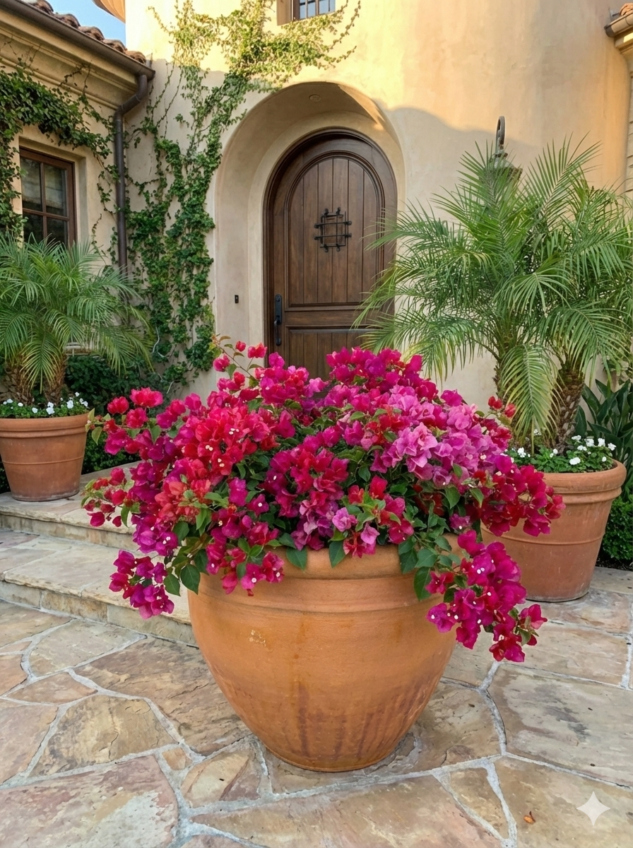 Medium Atom terracotta flower pot