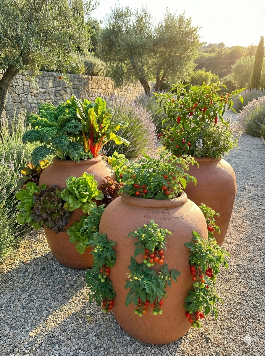 Large Terracotta Hydroponic Planter