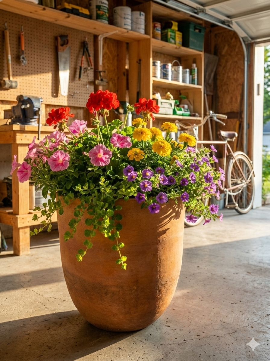 Large Terracotta Flower Pot