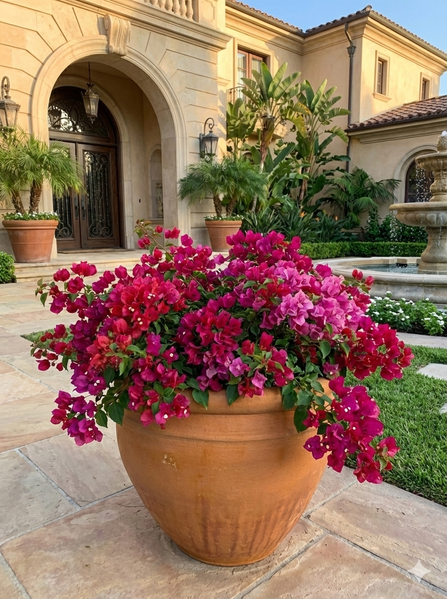 Medium Atom terracotta flower pot