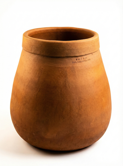 Plain Terracotta Vase H80xW70