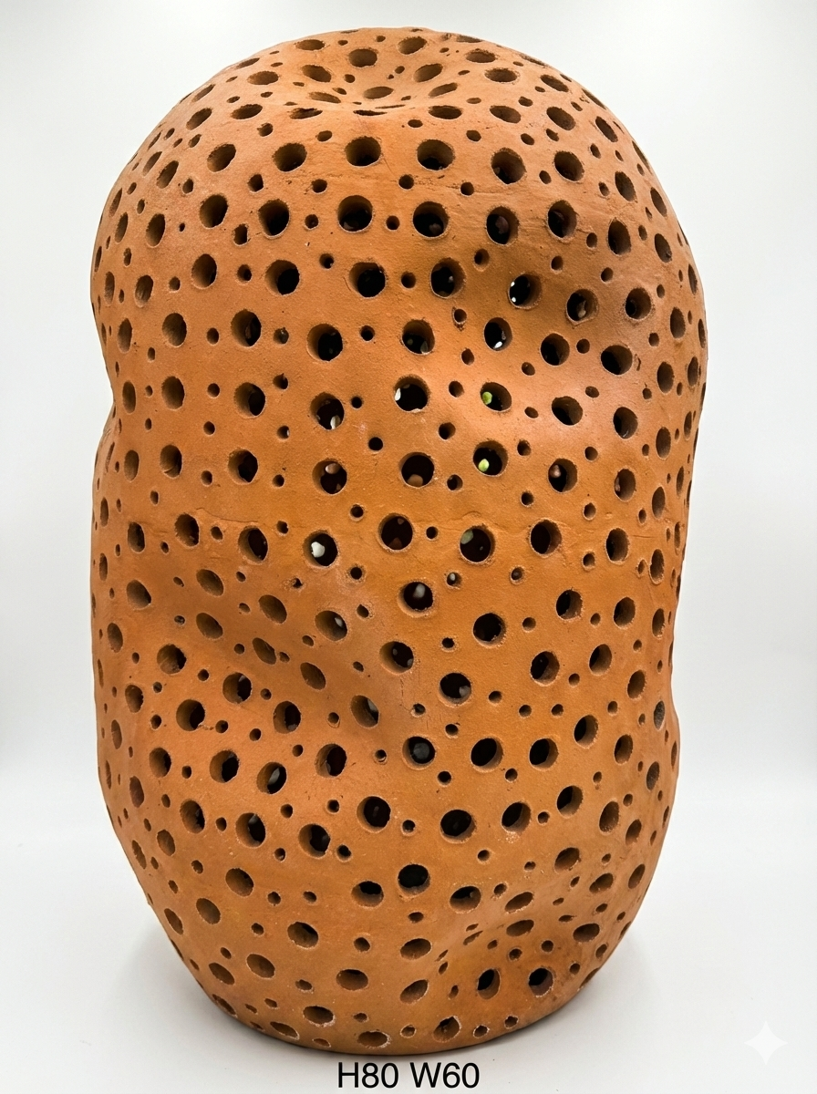 Large Outdoor Perforated Lantern Lamp