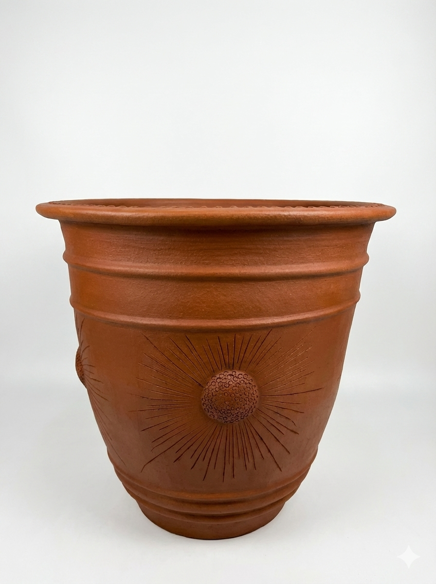 Large Majapahit Terracotta Outdoor Planter