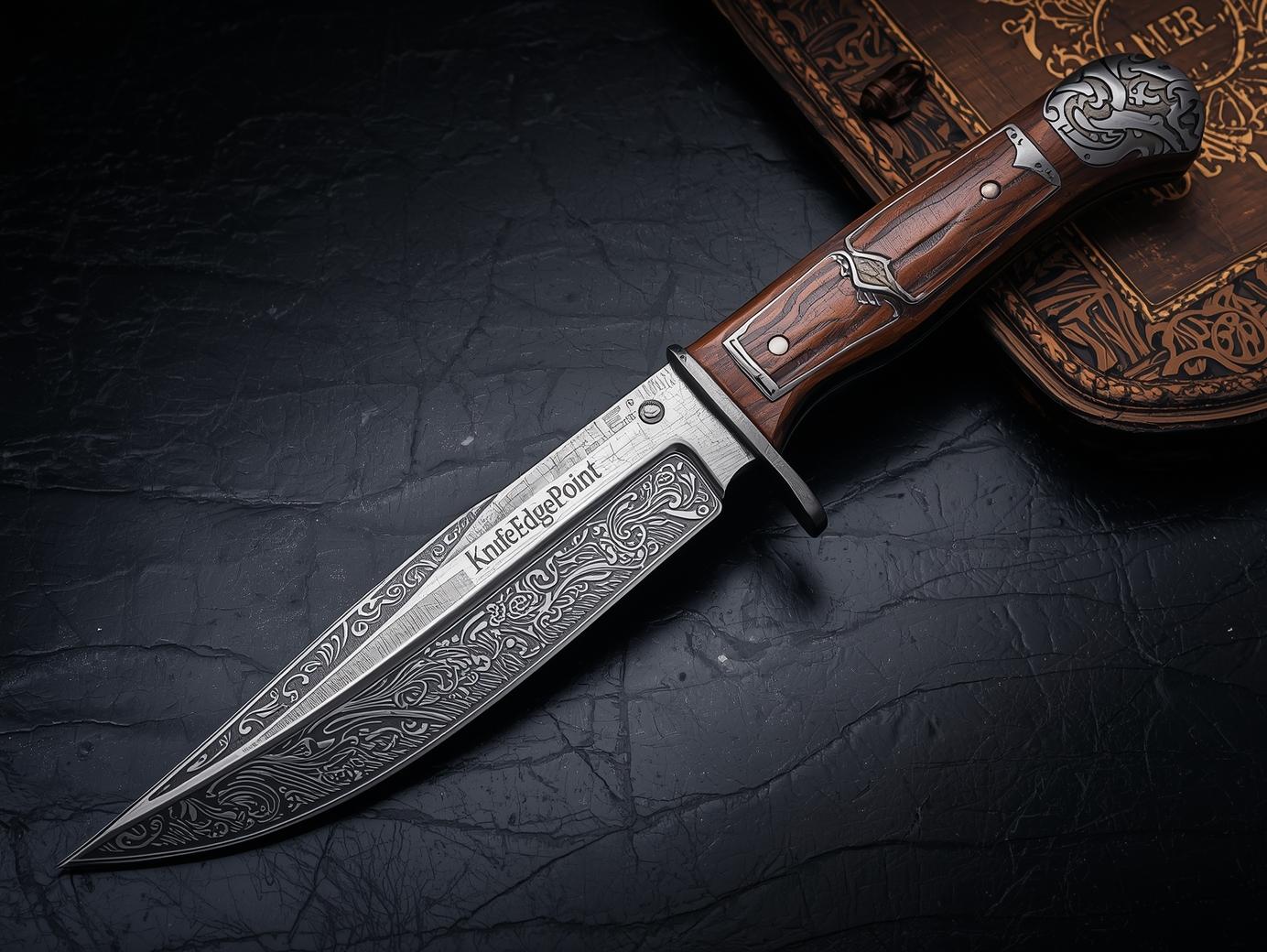 13 inch Damascus Hand Made Hunting Outdoor Knife