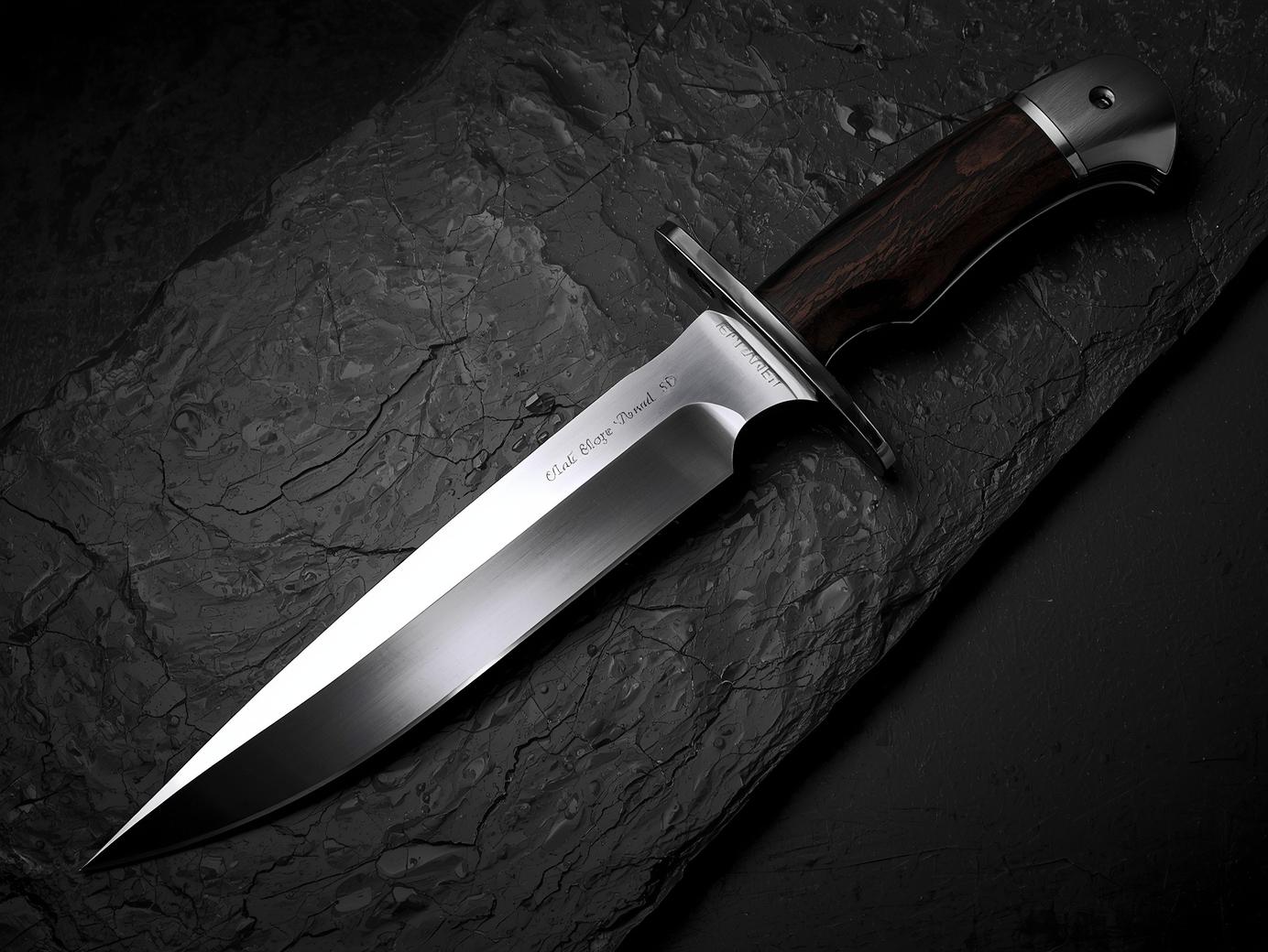 14 inch Bowie Knife with Beautiful Leather Sheath