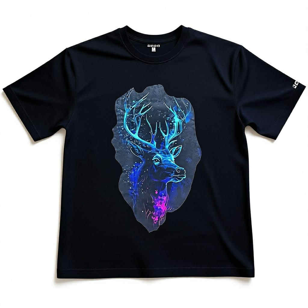 Galaxy Deer Graphic T-shirt