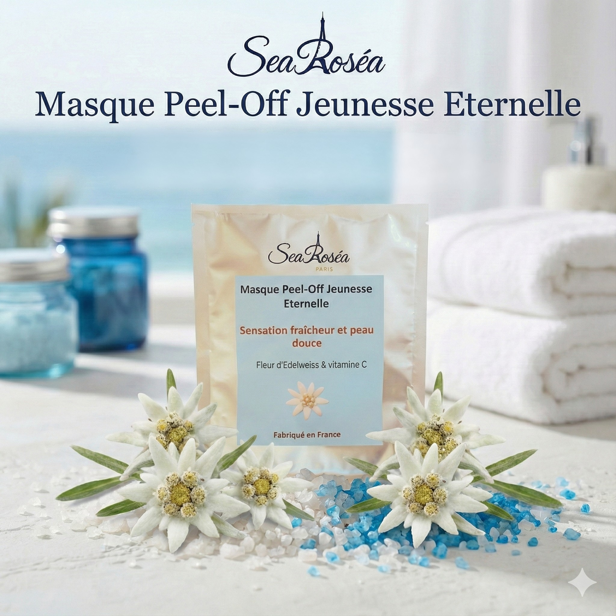 Masque Peel-Off Jeunesse – Lissant Immédiat Visage & Cou (Sachet 25g)