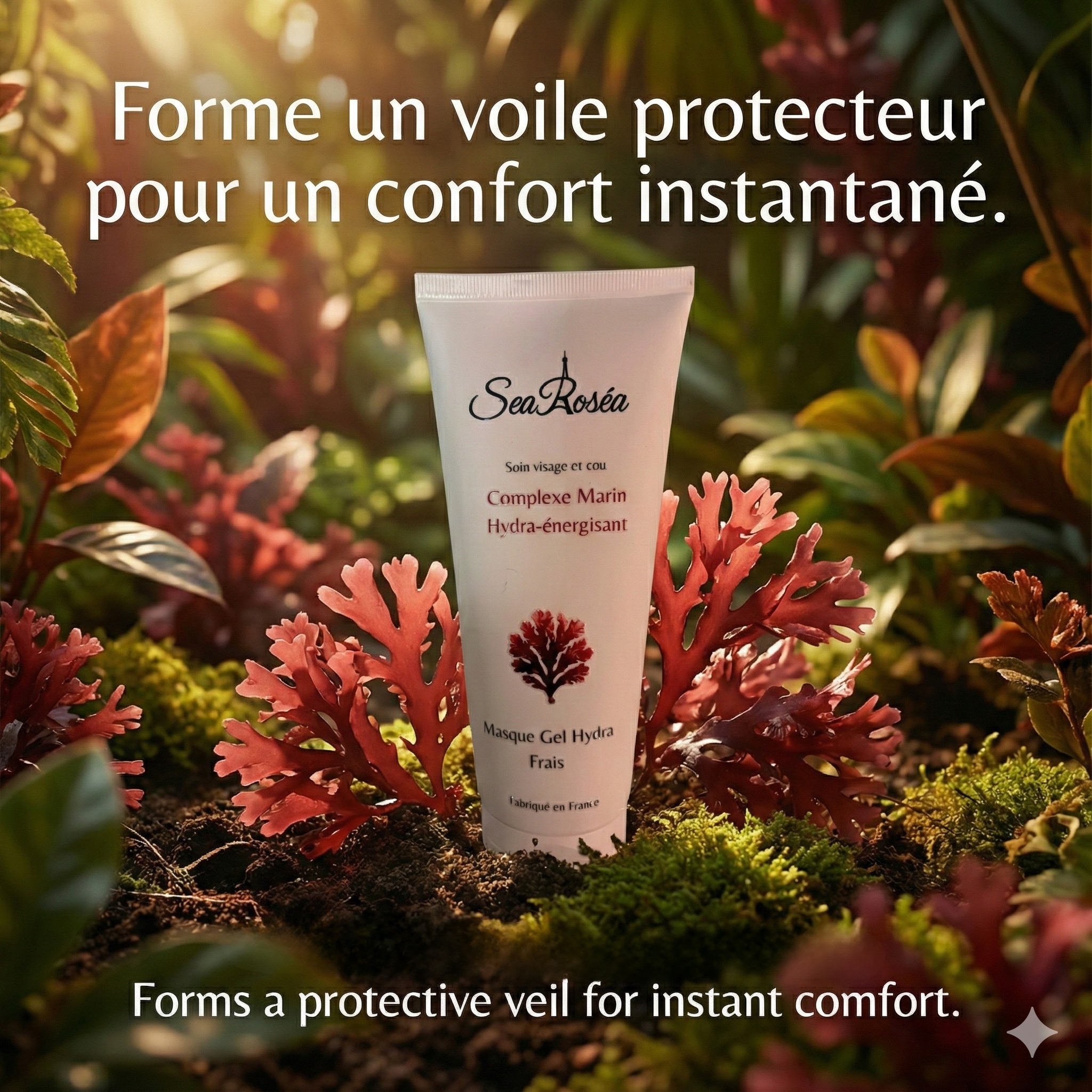 Masque Gel Hydra-Frais – Bain d’Hydratation Visage & Cou & Décolleté (200ml)