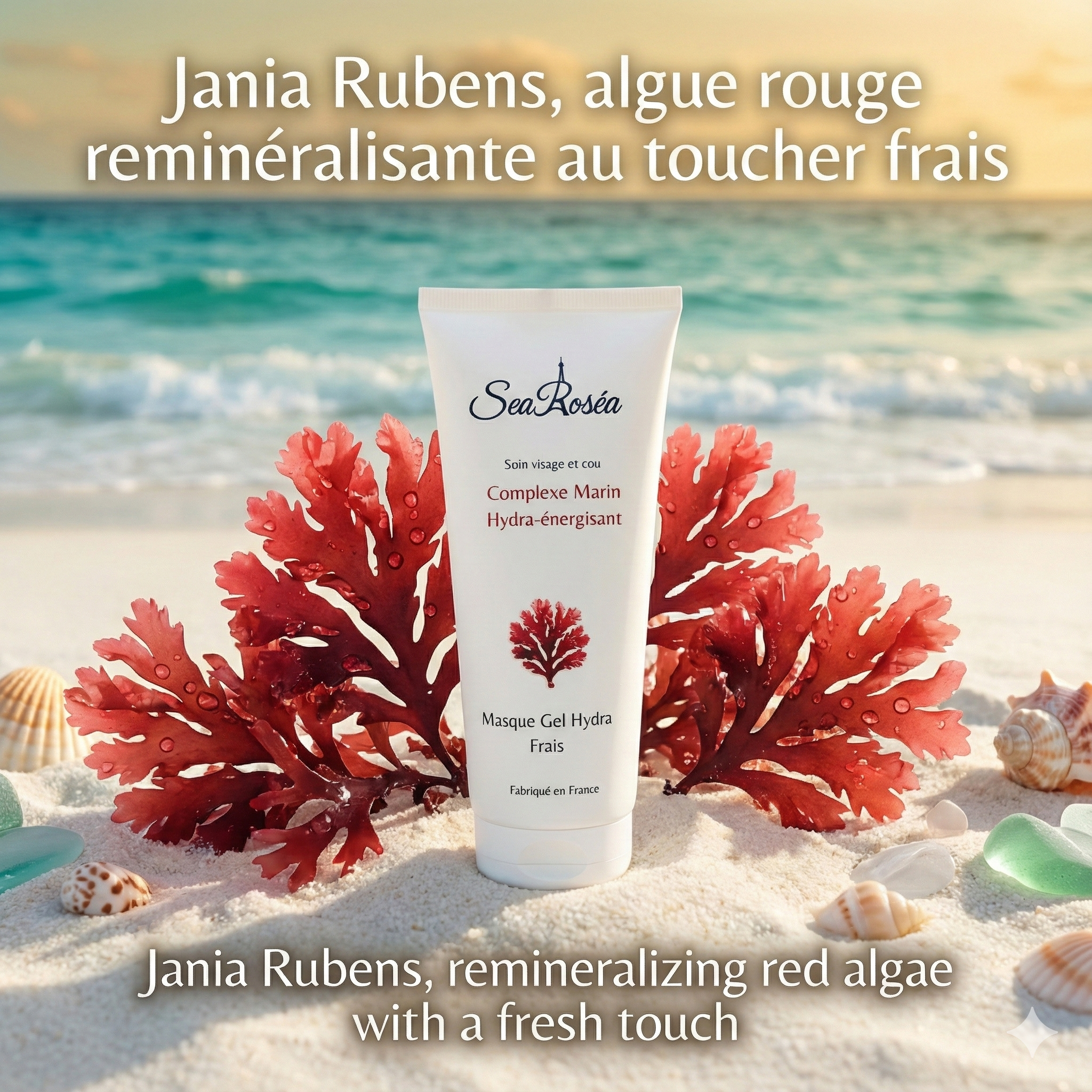 Masque Gel Hydra-Frais – Bain d’Hydratation Visage & Cou & Décolleté (200ml)