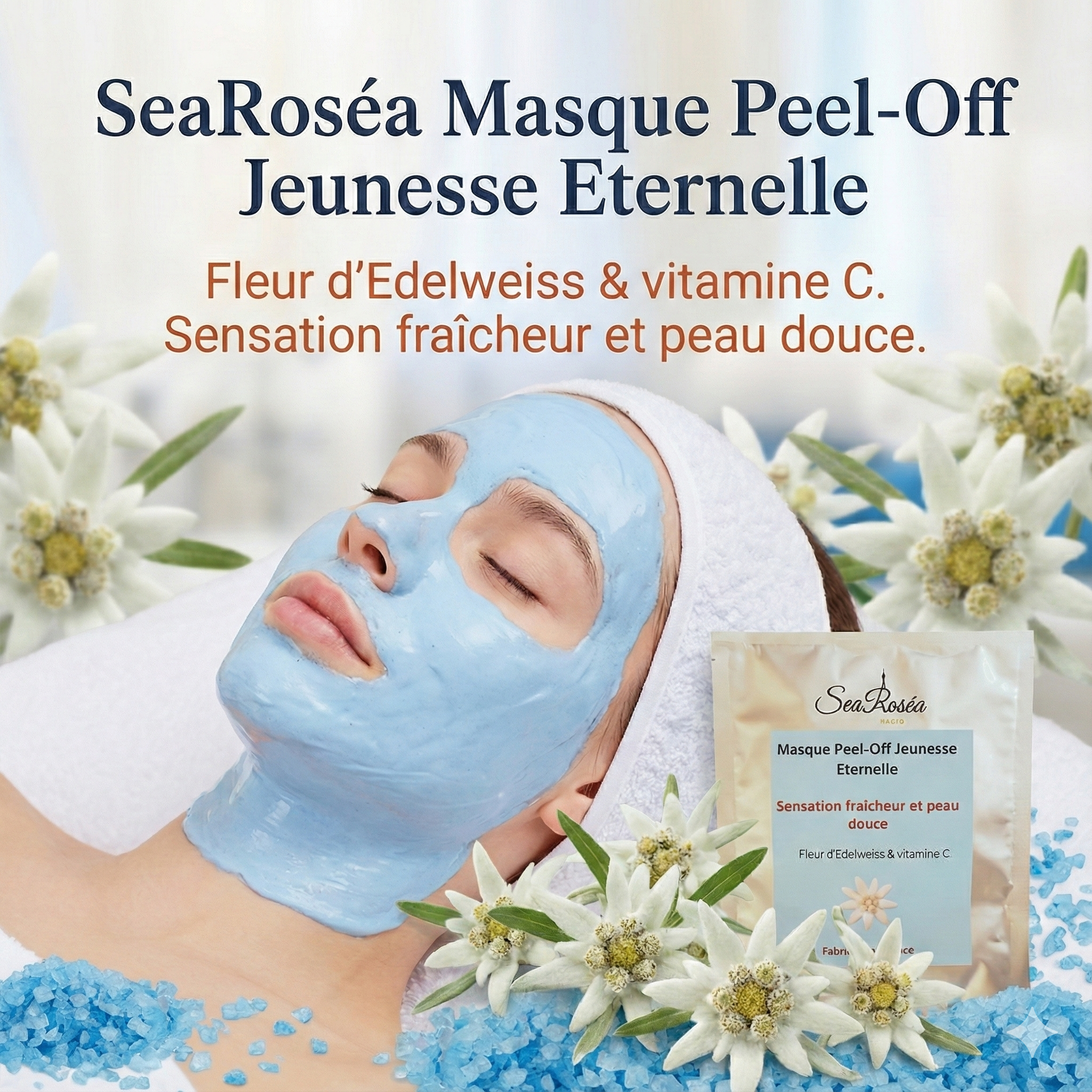 Masque Peel-Off Jeunesse – Lissant Immédiat Visage & Cou (Sachet 25g)