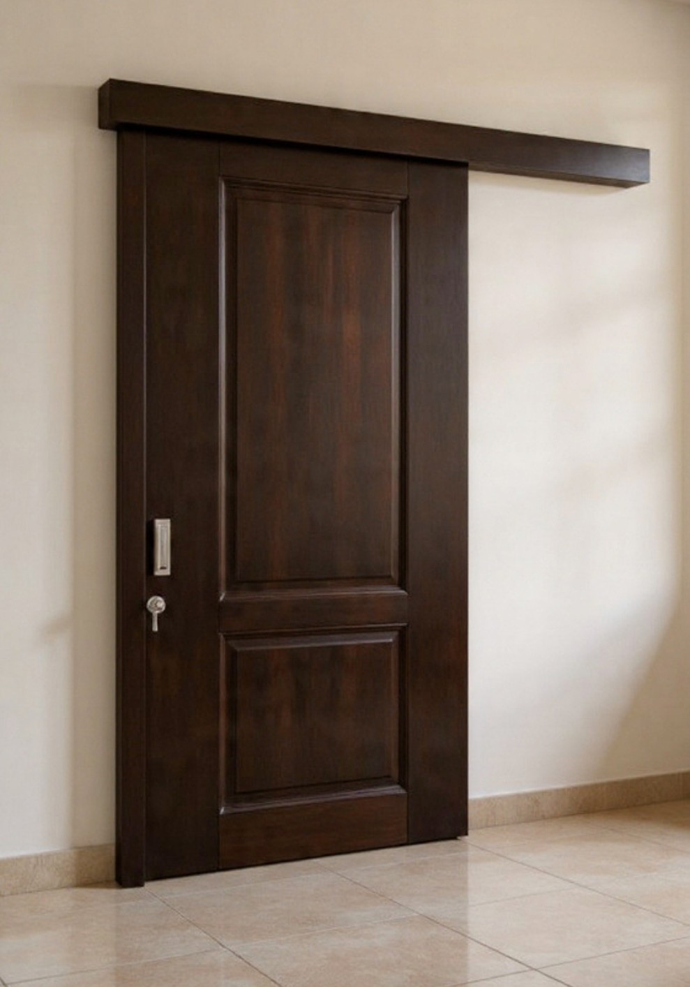 باب سحب خشبي