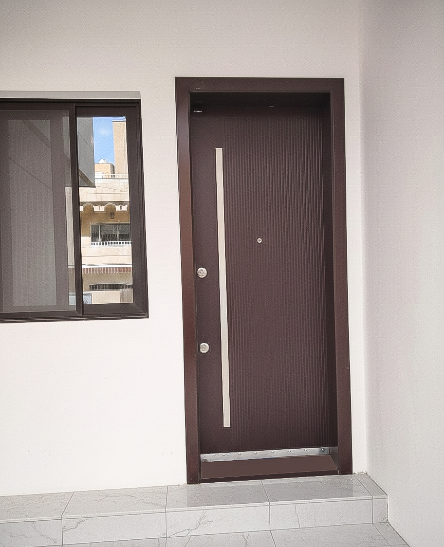 باب قشرة خشب طبيعي