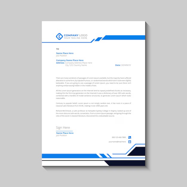  Business Letterhead Design Services 