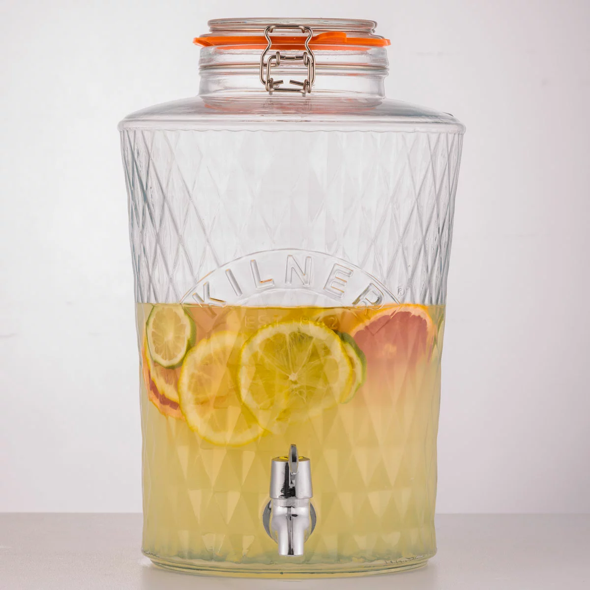 Kilner Diamond Drinks Dispenser, 8 Litre