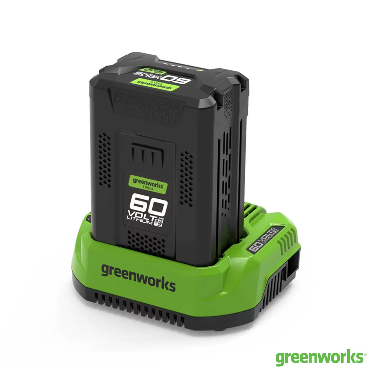 Greenworks 60V Charger and 2Ah Battery