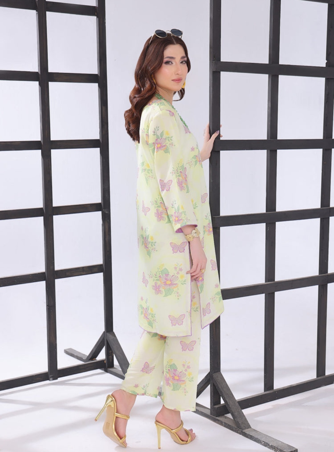 Asian suit Pakistani 2pc dress Pakistani kurta trouser suit 