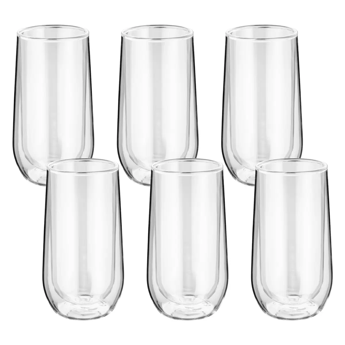 Judge Double Walled Highball Glass Set, 330ml, 6 Pack