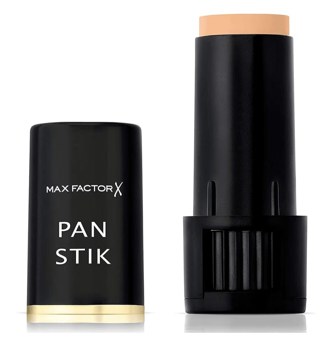 MAX FACTOR - Pan Stik Foundation - Rich Creamy Foundation, Smoothing Effect, Full Coverage, Dewy Skin Look - Normal To Dry Skin - 013 Nouveau Beige