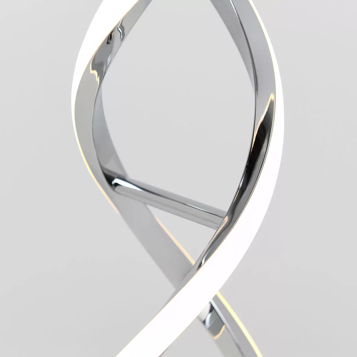 Artika Chrome Swirl LED Table Lamp