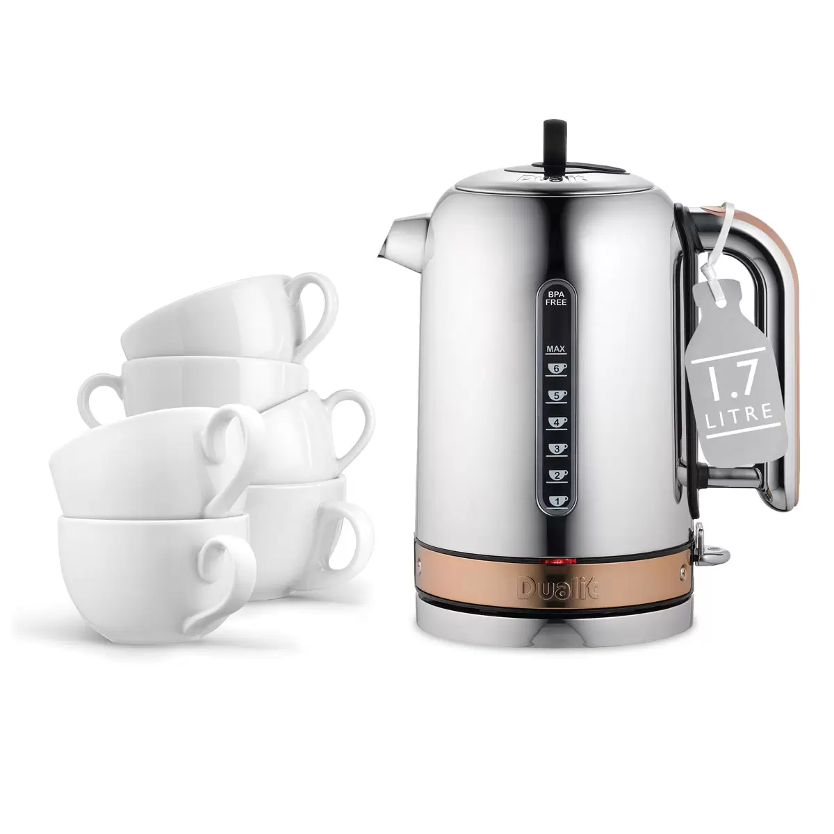 Dualit Classic 1.7L Copper Spray Finish Kettle
