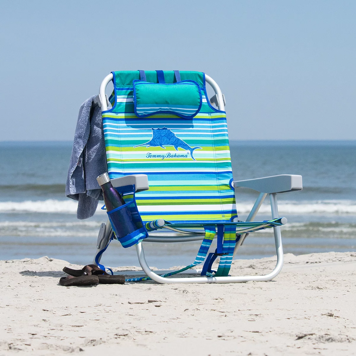 Tommy Bahama Backpack Beach Chair in Blue
