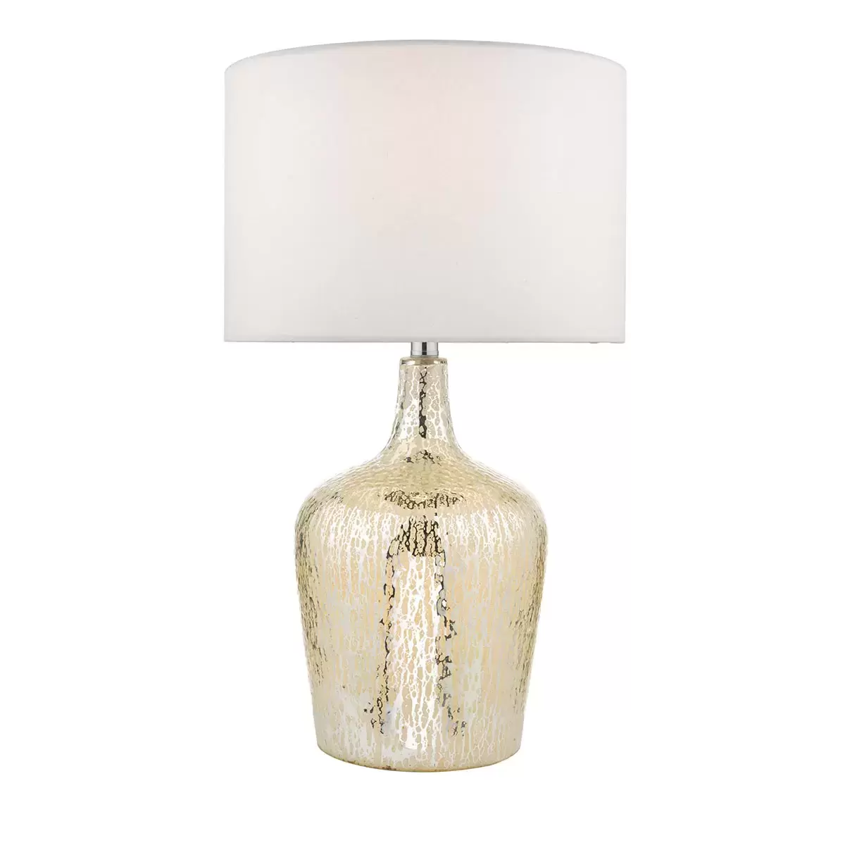 Lolek Silver Glass Dual Light Table Lamp