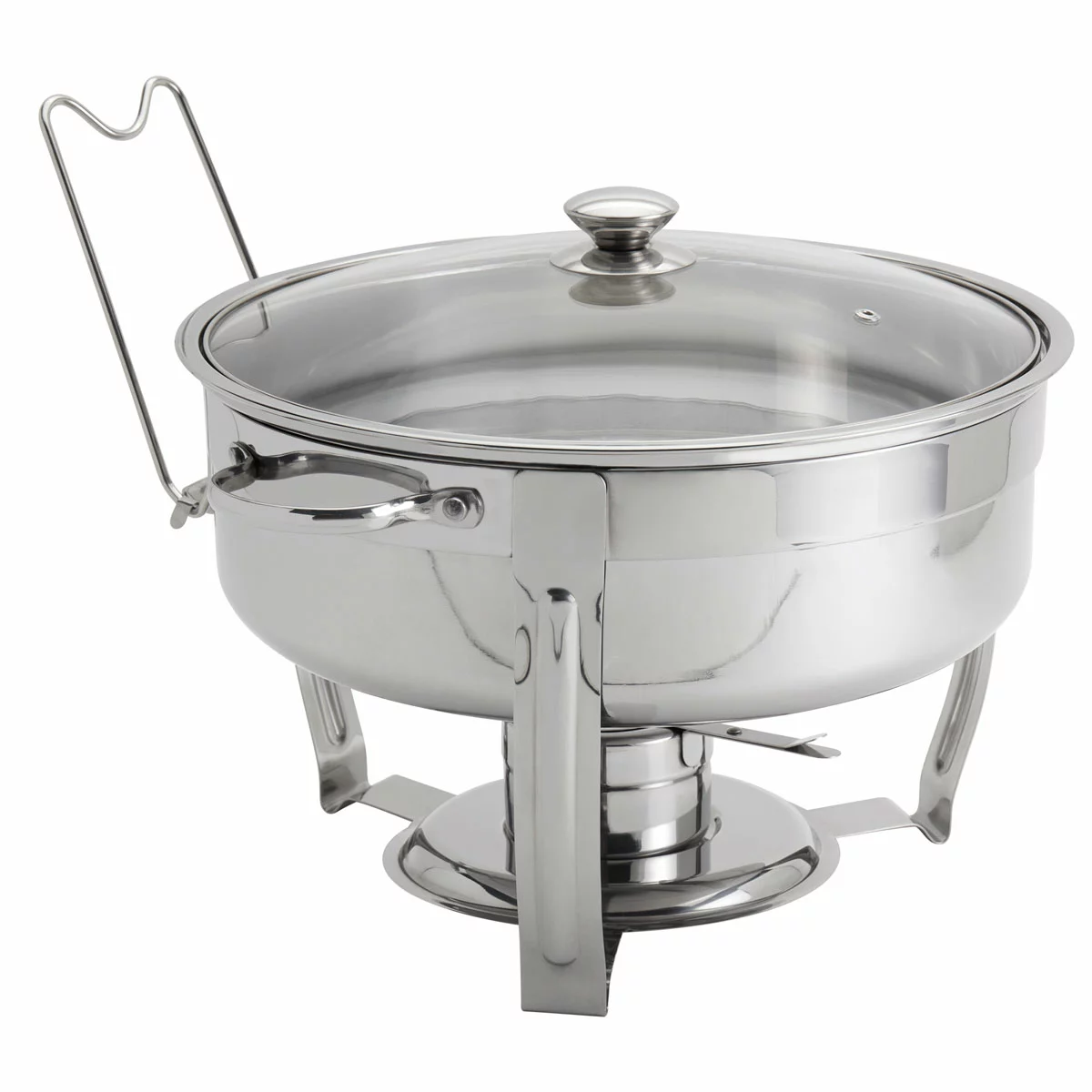 Denmark Round Stainless Steel Chafing Dish, 8.5L