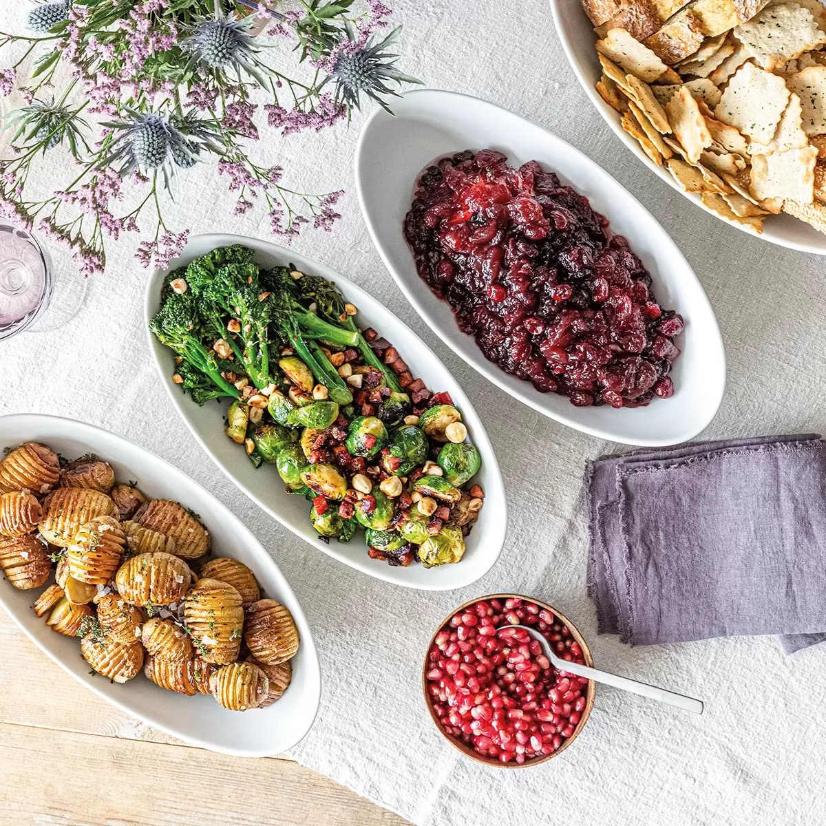 Over & Back Stoneware Serving Bowls, 4 Piece