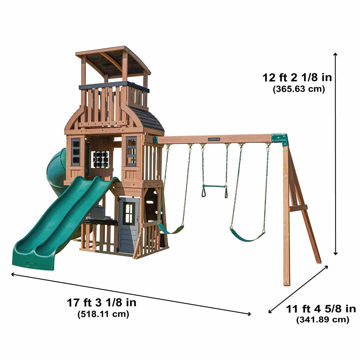 KidKraft Summit Vista Playcentre and Swing Set (3-10 Years)