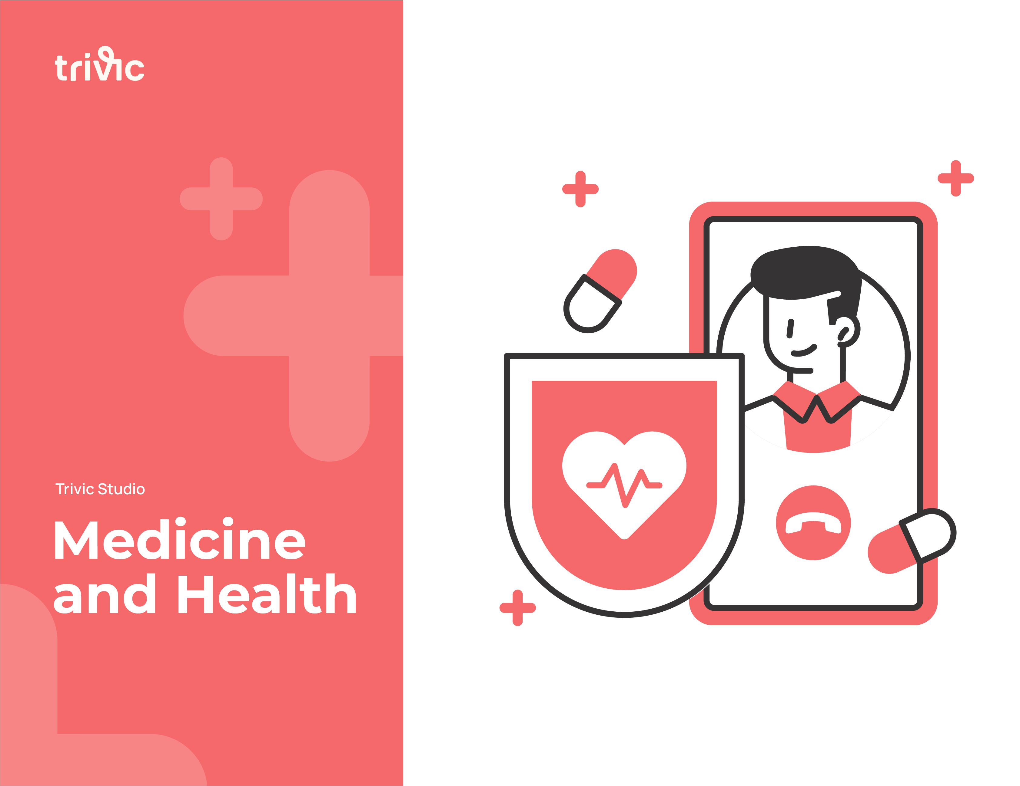 Medicine and Health Illustration