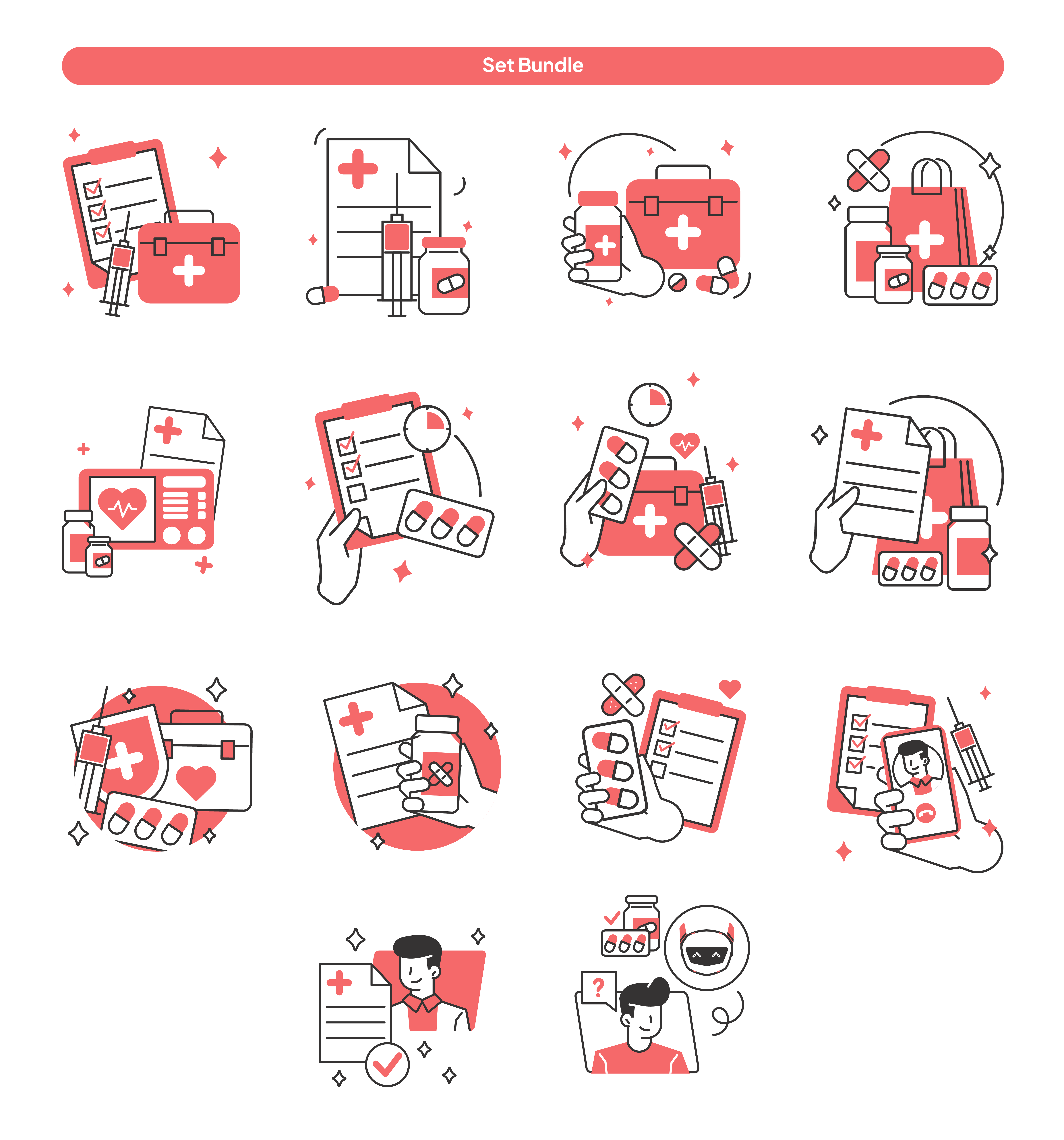 Medicine and Health Illustration