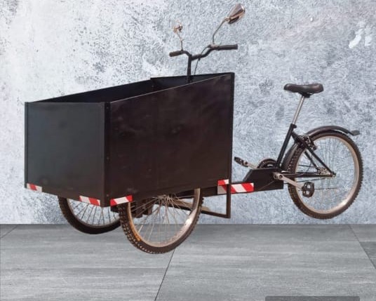 Vélo Électrique Cargo Noir