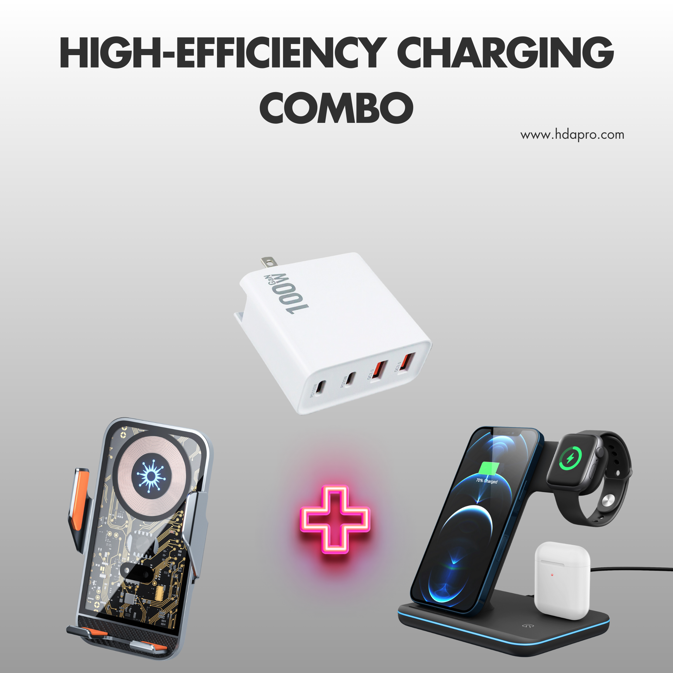 High-Efficiency Charging Combo