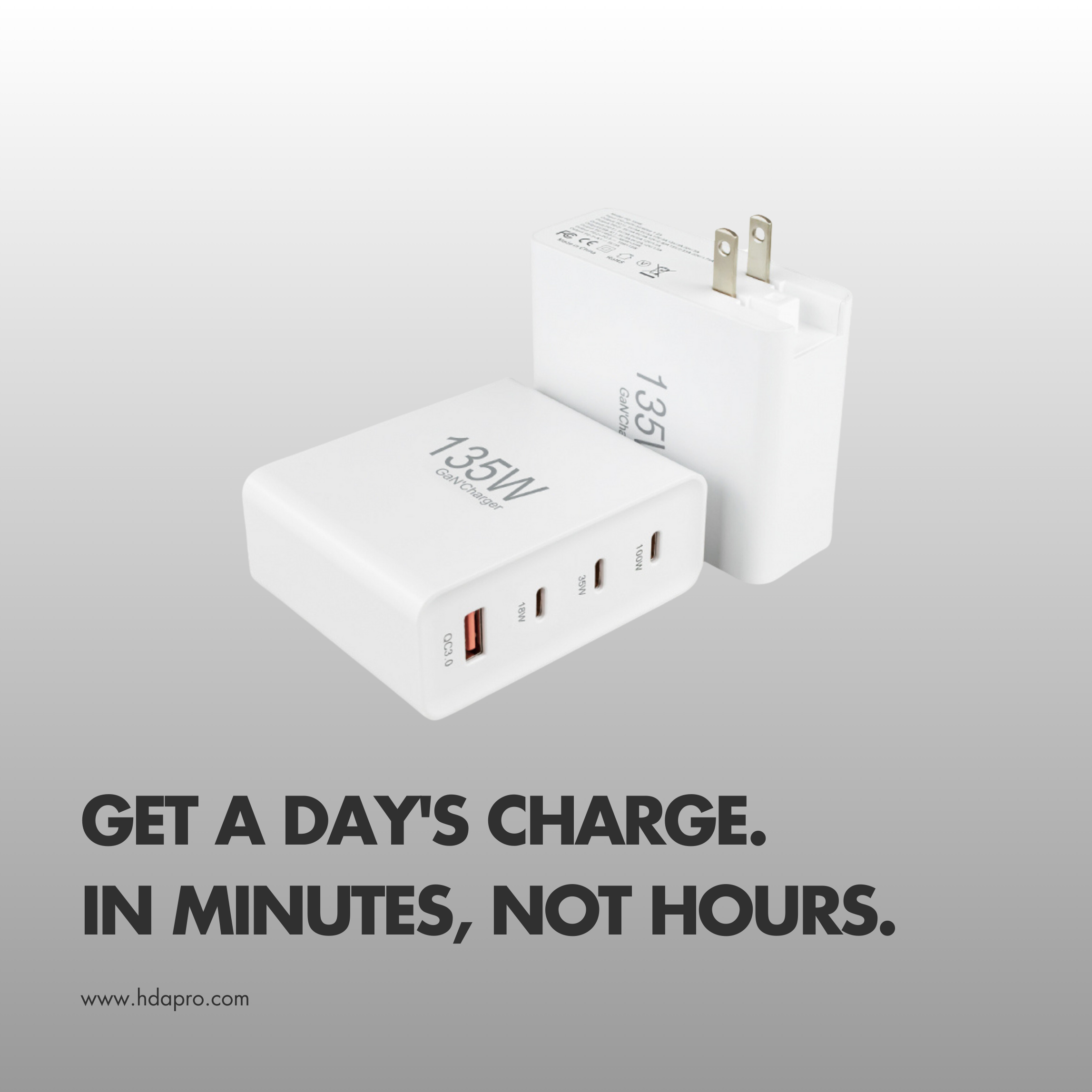 135W Fast Charging Power Adapter