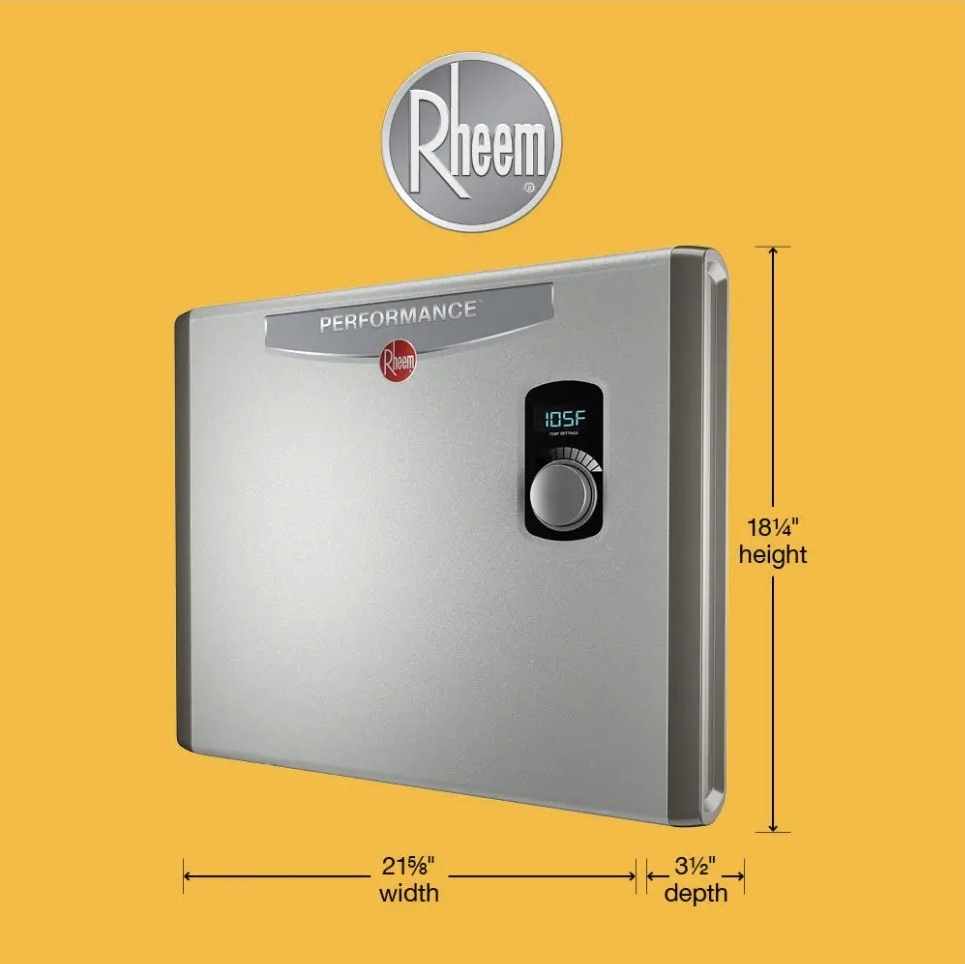 Rheem Performance 36 kW 7.03 GPM 240-Volt Self-Modulating Electric Tankless Water Heater