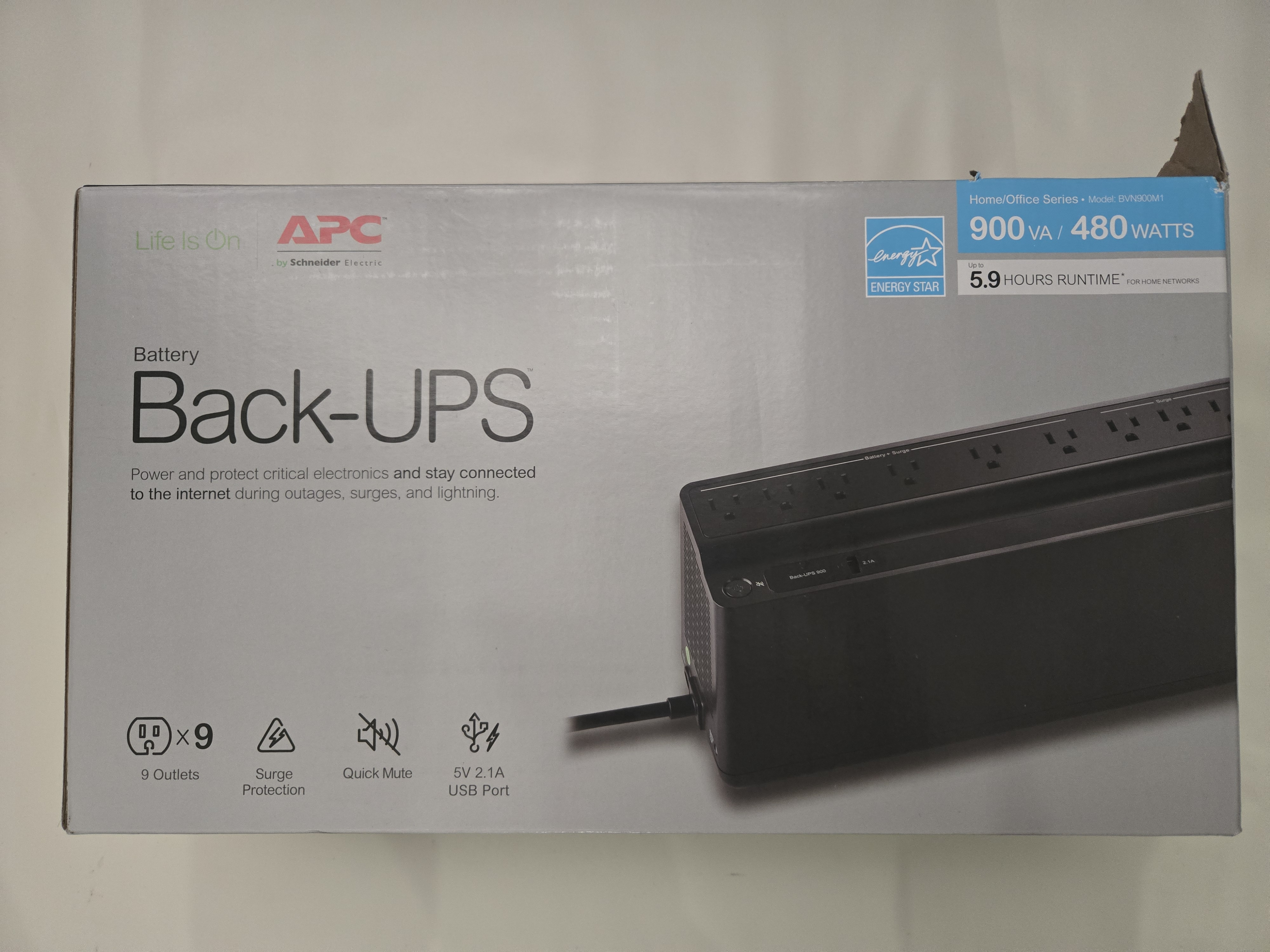 APC® BATTERY,BACKUP,BN900M BVN900M1
