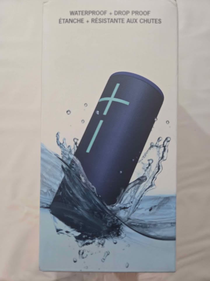 Ultimate Ears Boom 4 Portable Waterproof Bluetooth Speaker with 360-Degree Immersive Sound, Outdoor Floating Speaker, 15-Hour Battery, 147ft Range - Blue 