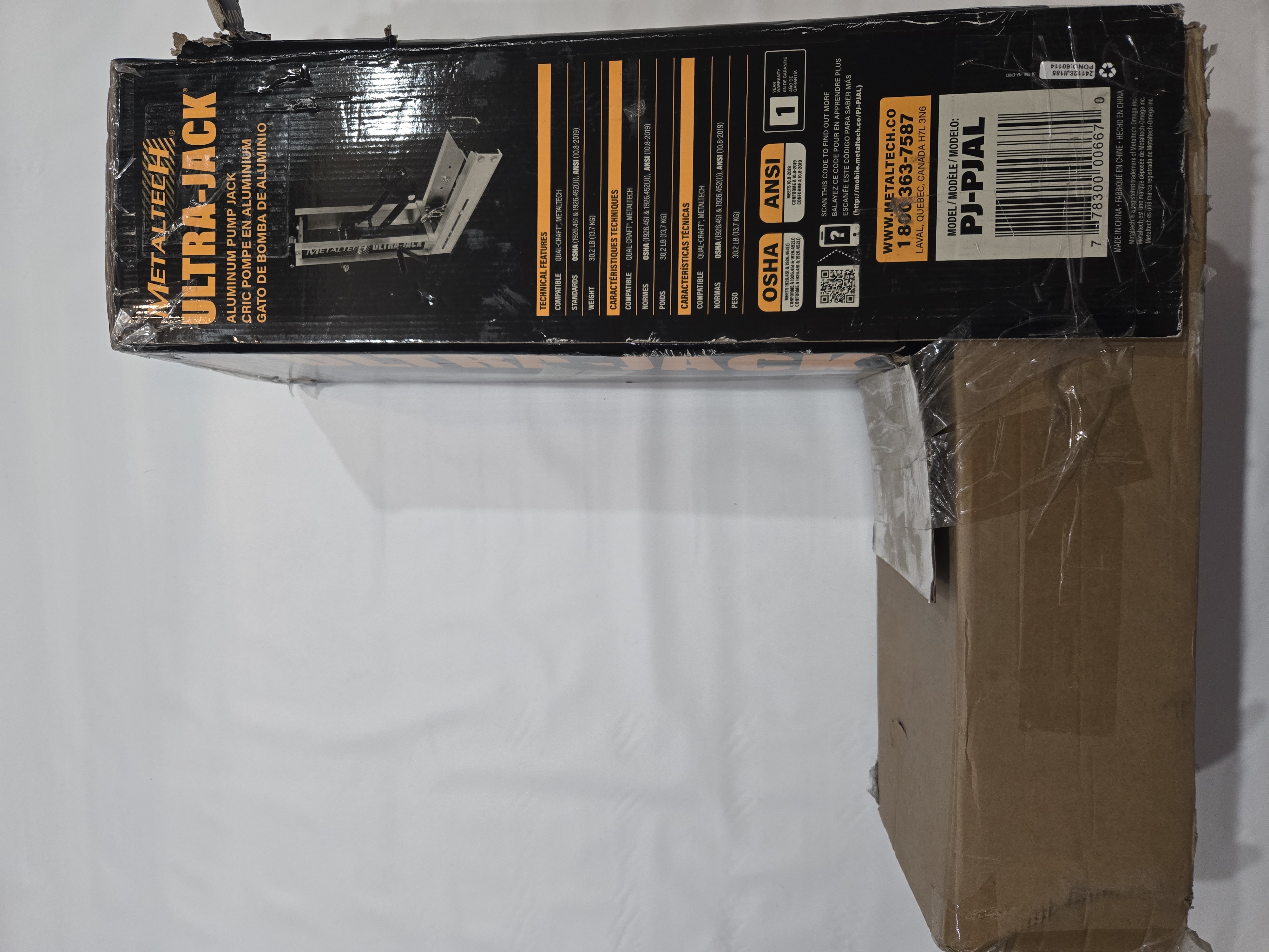 MetalTech Ultra-Jack 25-1/2 in. W x 13 in. D x 25-1/2 in. H Aluminum Pump Jack for the Ultra-Jack Aluminum Scaffolding System