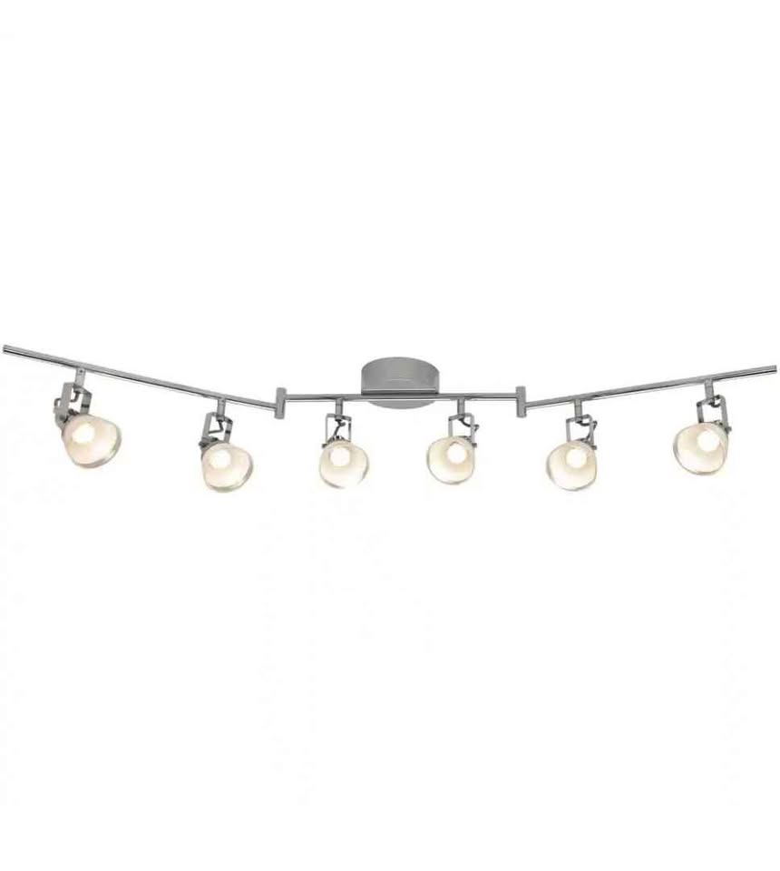 Hampton Bay 6-Light 4 ft. Chrome Integrated LED Track Lighting Kit 