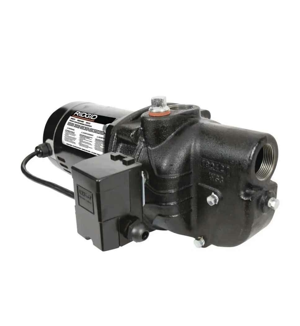 RIDGID 3/4 HP Cast Iron Shallow Well Jet Pump