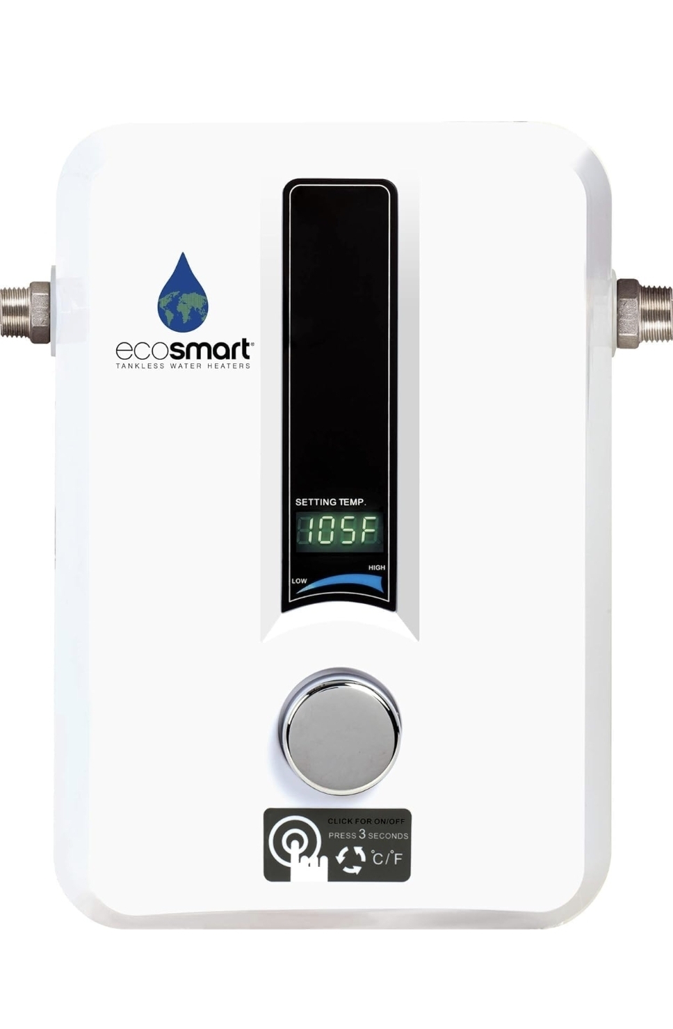 EcoSmart ECO 11 Electric Tankless Water Heater, 13KW at 240 Volts with Patented Self Modulating Technology